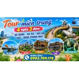 Hãy cùng chúng tôi bắt đầu hành trình khám phá miền Trung đầy màu sắc với tour ĐÀ NẴNG - BÀ NÀ – HỘI AN – HUẾ - PHONG NHA trong 4 ngày 3 đêm – chuyến đi kết nối giữa thiên nhiên, văn hóa và lịch sử!