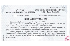 Chúng tôi hỗ trợ dịch thuật và hợp pháp hóa lãnh sự phiếu lý lịch tư pháp nhanh, tiện ích và trọn gói. Dịch thuật và hợp pháp hóa phiếu lý lịch tư pháp để sử dụng ơ nước ngoài. 