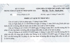 Làm phiếu lý lịch tư pháp số 2 như thế nào? Mục đích sử dụng của phiếu lý lịch tư pháp số 2 là gì? Sử dụng phiếu lý lịch tư pháp số 2 như thế nào?